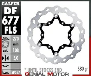 Galfer �t�����g �u���[�L�f�B�X�N �E�F�[�u �t���[�g �I�[�o�[�T�C�Y 270x3mm ���G�W�� �^���S �I�t���[�h250 09-11 Galfer Front BrakeDisc WAVE FLOAT OVERSIZE 270x3mm RIEJU TANGO OFF ROAD250 09-11 �y���s�A���i�z