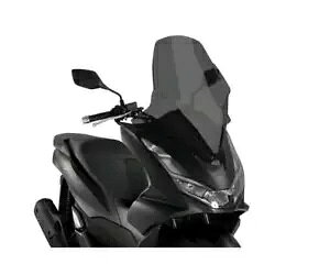 tgKX Puig _[NX[N V-Tech c[O 20637F z_ PCX 150 2021- Windshield Puig Dark Smoke V-Tech Touring 20637F Honda PCX 150 2021-