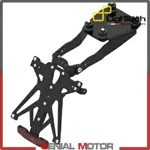 LIGHTECH �A�W���X�^�u���v���[�g�z���_�[ KTARDU112A3 �h�D�J�e�B �����X�^�[ 1200 S 2017 2019 LIGHTECH Adjustable Plate Holder KTARDU112A3 Ducati MONSTER 1200 S 2017 2019