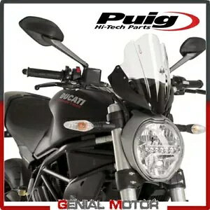 PUIG �E�B���h�V�[���h ���� 8900W �h�D�J�e�B �����X�^�[ 1200 / R 2016 / 2018 PUIG WINDSHIELD TRANSPARENT 8900W DUCATI MONSTER 1200 / R 2016 / 2018 �y���s�A���i�z