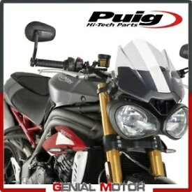 Puig フロントガラス透明 8929W トライアンフ スピード トリプル 1050 2016 / 2019 PUIG WINDSHIELD TRANSPARENT 8929W TRIUMPH SPEED TRIPLE 1050 2016 / 2019 【並行輸入品】