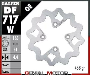 Galfer �t�����g �u���[�L �f�B�X�N WAVE FIXED 165x4,4mm CANNONDALE4 �z�C�[��GLAMIS440 DER2003 Galfer Front Brake Disc WAVE FIXED 165x4,4mm CANNONDALE4 WheelsGLAMIS440 DER2003 �y���s�A���i�z