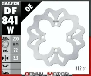 Galfer �t�����g �u���[�L�f�B�X�N �E�F�[�u�Œ� 200x3,5mm���}�n YXR700 RHINO 4X4 DER/�E 2008 Galfer Front BrakeDisc WAVE FIXED 200x3,5mmYAMAHA YXR700 RHINO 4X4 DER/RIGHT2008 �y���s�A���i�z