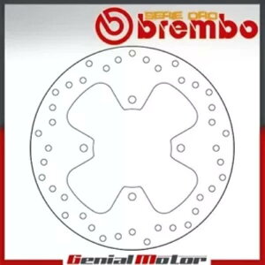�u���[�L�f�B�X�N�Œ�u�����{�Z���G�I�����A���}�n X-City 250 2007 - 2010 Brake Disc Fixed Brembo Serie Oro Rear for Yamaha X-City 250 2007 - 2010 �y���s�A���i�z
