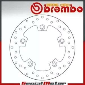u[L fBXN Œ Brembo Serie Oro A Kymco Xciting R 300 2008 - 2011 Brake Disc Fixed Brembo Serie Oro Rear Kymco Xciting R 300 2008 - 2011