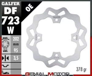 Galfer A u[L fBXN WAVE FIXED 202x3,5mm ARCTIC CAT 4 zC[ 500 TRV 2005 Galfer Rear Brake Disc WAVE FIXED 202x3,5mm ARCTIC CAT 4 Wheels 500 TRV 2005