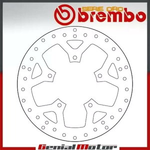 u[LfBXNŒu{ZGItgvW[WI Rs 300 2011 - 2014 Brake Disc Fixed Brembo Serie Oro Front for Peugeot Geo Rs 300 2011 - 2014