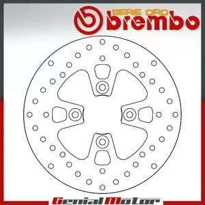 �u���[�L�f�B�X�N�Œ�u�����{�Z���G�I���t�����g���}�n�e�I S 125 2003 - 2006 Brake Disc Fixed Brembo Serie Oro Front for Yamaha Teo S 125 2003 - 2006 �y���s�A���i�z