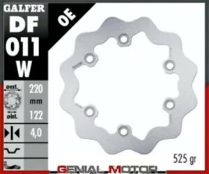 Galfer A u[L fBXN EF[uŒ 220x4mm z_ CR 250 R 1987-1987 Galfer Rear Brake Disc WAVE FIXED 220x4mm HONDA CR 250 R 1987-1987
