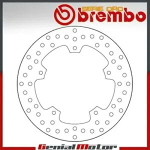 �u���[�L�f�B�X�N �Œ�u�����{�Z���G�I�����A Bmw S 1000 Rr 1000 2009 - 2012�p Brake Disc Fixed Brembo Serie Oro Rear for Bmw S 1000 Rr 1000 2009 - 2012 �y���s�A���i�z