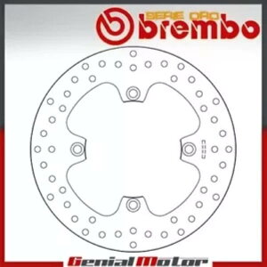 u[LfBXN Œ Brembo Serie Oro Ap Husqvarna Txc 480 2011 - 2013 Brake Disc Fixed Brembo Serie Oro Rear for Husqvarna Txc 480 2011 - 2013