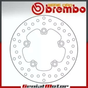 �u���[�L �f�B�X�N �Œ� Brembo Serie Oro �t�����g �v�W���[ LXR 125 2009 - 2012 Brake Disc Fixed Brembo Serie Oro Front Peugeot Lxr 125 2009 - 2012 �y���s�A���i�z