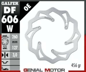 Galfer �t�����g �u���[�L �f�B�X�N WAVE FIXED 260x3,2mm HUSQVARNA 150 TE 2022 Galfer Front Brake Disc WAVE FIXED 260x3,2mm HUSQVARNA 150 TE 2022 �y���s�A���i�z