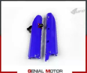 フォーク スライダー プロテクター + クイック スター Ufo プラスト ヤマハ Yz 85 2002 - 2018 ブルー Refl Fork Slider Protectors + Quick Star Ufo Plast Yamaha Yz 85 2002 - 2018 Blue Refl