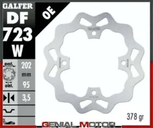 Galfer �t�����g �u���[�L �f�B�X�N WAVE FIXED 202x3,5mmARCTIC CAT4 �z�C�[��700 DIESEL TRV2006 Galfer Front Brake Disc WAVE FIXED 202x3,5mmARCTIC CAT4 Wheels700 DIESEL TRV2006 �y���s�A���i�z