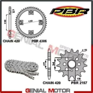 EK2619 `F[ƃXvPbgLbg 15 / 50 / 420 PBR z_ CRF R 2007 - 2018 EK2619 Chain and Sprockets Kit 15 / 50 / 420 PBR HONDA CRF R 2007 - 2018