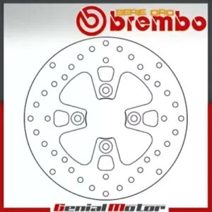 �u���[�L�f�B�X�N�Œ�u�����{�Z���G�I���t�����g���}�n�e�I S 125 1999 - 2002 Brake Disc Fixed Brembo Serie Oro Front for Yamaha Teo S 125 1999 - 2002 �y���s�A���i�z