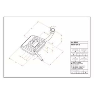 Rv[g GL][Xg VXe Leovince Sito Steel Vespa Vespa 1958 1958 Complete Exhaust System Leovince Sito Steel Vespa Vespa 1958 1958