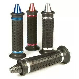 �n���h���o�[ �O���b�v �u���b�N �u���[ 22/25 L 135 mm Italjet 50 Velocifero 1993-1999 Handlebar Grips Black Blue 22/25 L 135 mm Italjet 50 Velocifero 1993-1999 �y���s�A���i�z