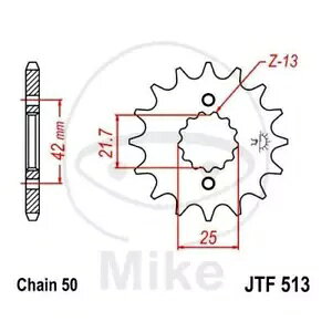 sjI Z17 530 726.24.39 XYL 400 GSX E- Pinion Z17 530 726.24.39 for Suzuki 400 GSX E-