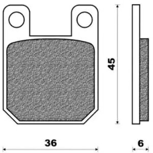yA u[L pbh ONE I[KjbN Ref. FD0094 5WXW00451000 59300-06E00-000 Pair Brake Pads ONE Organic Ref. FD0094 5WXW00451000 59300-06E00-000