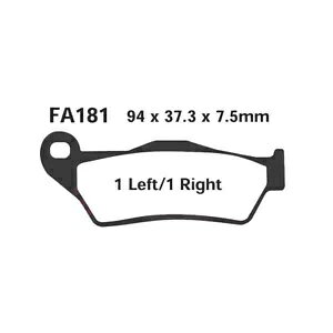 u[LpbhyA EBC Sfac SFAC181 }n 125 YP }WFXeB 1998-2009- Brake pads pair EBC Sfac SFAC181 for Yamaha 125 YP majesty 1998-2009-