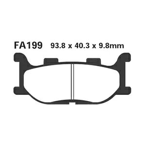 u[Lpbh yA EBC Sfac SFAC199 MBK 250 XJCCi[ 2001-2004- Brake pads pair EBC Sfac SFAC199 MBK 250 skyliner 2001-2004-