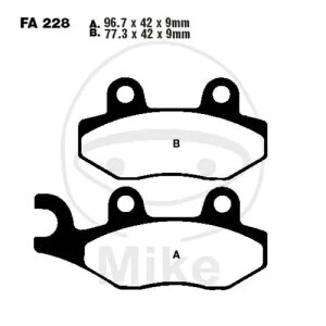 u[Lpbh yA EBC Sfa SFA228 732.02.45 CI 125 A[o 2011-2015- Brake pads pair EBC Sfa SFA228 732.02.45 Aeon 125 Urban 2011-2015-