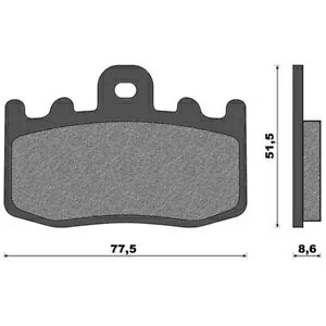 u[Lpbh yAu[L I[KjbN ONE BMW 1200K Rs 2001-2004- Brake pads pair brake organic ONE BMW 1200 K Rs 2001-2004-