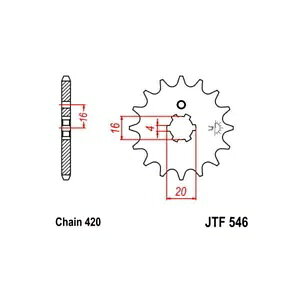 X`[ XvPbg P420 D14 TX^[ }n 100 RT 1990-2000 Steel Sprocket P420 D14 Sunstar Yamaha 100 RT 1990-2000