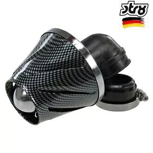 エアフィルター HELIX Look カーボン 38-25mm STR8 ヤマハ 50 スライダー 2000-2002 Air Filter HELIX Look Carbon 38-25mm STR8 Yamaha 50 Slider 2000-2002