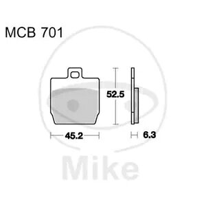 yA u[L pbh XN[^[ TRW LUCAS 787.25.42 Pair Brake Pads Scooter TRW LUCAS 787.25.42