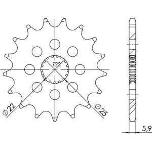 �s�j�I���X�e�b�v520 -Z14��(DIS.61201)- Pinion Step 520 - Z 14 Teeth (DIS.61201)- �y���s�A���i�z