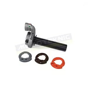 Domino KRK Evo XbǵAׂẴIWi KTM It[h 4 Xg[N Xbg P[uɓK܂B Domino KRK Evo Throttle to fit All Original KTM Offroad 4 Stroke Throttle Cables