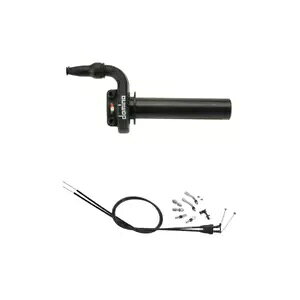 �X�Y�L RMZ 250 04-09 �h�~�m KRE �N�C�b�N �A�N�V���� �X���b�g�� �u���b�N + �P�[�u�� Suzuki RMZ 250 04-09 Domino KRE Quick Action Throttle Black + cables �y���s�A���i�z