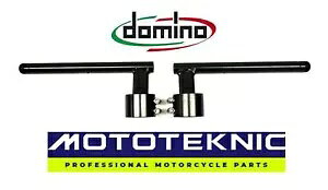 Domino Tommaselli 50mm NNbvIŃJtF[T[oCNɃtBbg Domino Tommaselli 50mm Raised Clip Ons to fit Caf? Racer Bikes