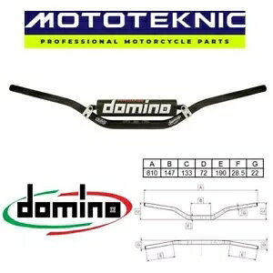 Domino �u���b�N HRB �n�C�x���h �r�b�O�o�[ �I�t���[�h �n���h���o�[ Vertemati �o�C�N�ɓK�� Domino Black HRB High Bend Big Bar Offroad Handlebar to fit Vertemati Bikes �y���s�A���i�z