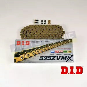 DID 525 �s�b�` 100 �����N ZVMX �`�F�[�� �W���C���g�����N�t�� DID 525 Pitch 100 Link ZVMX Chain with Joining Link �y���s�A���i�z