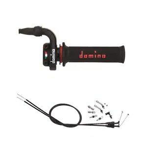 Domino KRE �u���b�N �N�C�b�N �A�N�V���� �X���b�g�� + �O���b�v/�P�[�u�� �X�Y�L RMZ 450 08-12 Domino KRE Black Quick Action Throttle + grips/cables Suzuki RMZ 450 08-12 �y���s�A���i�z