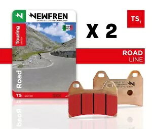 Newfren TS1 �t���t�����g�Č��u���[�L�p�b�h�Z�b�g Bimota YB6 1000 1989 �ɓK�� Newfren TS1 Full Front Sintered Brake Pad Set to fit Bimota YB6 1000 1989 �y���s�A���i�z