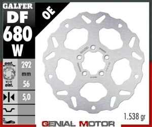 Galfer tg u[L fBXN WAVE FIXED 292x5mm n[[_rbh\ FXDL [C_[ 2000 Galfer Front Brake Disc WAVE FIXED 292x5mm HARLEY DAVIDSON FXDL LOW RIDER 2000