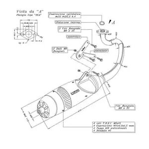 Rv[gGL][XgVXe Leovince Touring Steel Mbk Booster 100 1999 - 2001 Complete Exhaust System Leovince Touring Steel Mbk Booster 100 1999 - 2001