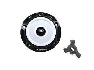 R^N Lbv ubNVo[ Ducabike Ducati 916 1994 - 1999 Fuel Tank Cap Black-silver Ducabike For Ducati 916 1994 - 1999