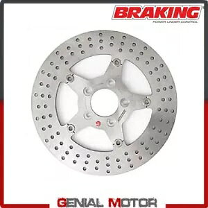 RL3005 �u���[�L�f�B�X�N �t�����g���u���[�L R-FLO �n�[���[ FLS �\�t�e�C�� �X���� S 2015 - 2016 RL3005 Brake Disc Front Left Braking R-FLO HARLEY FLS SOFTAIL SLIM S 2015 - 2016 �y���s�A���i�z