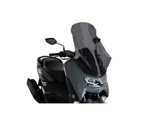 PUIG tgKX 21802F V-TECH TOU }n N-MAX 125 2021 2024 _[NX[N- PUIG Windshield 21802F V-TECH TOU YAMAHA N-MAX 125 2021 2024 DARK SMOKE-