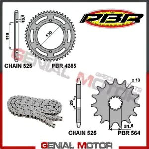 EK2748G `F[ƃXvPbgLbg 17 / 43 / 525 PBR XYL GSX-S750Z 2017 - 2018 EK2748G Chain and Sprockets Kit 17 / 43 / 525 PBR SUZUKI GSX-S750Z 2017 - 2018