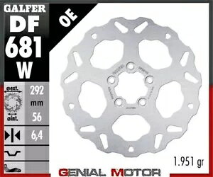 Galfer A u[LfBXN WAVE FIX 292x6.4mm n[[ FLSTSB \teC NX{[ 2008 Galfer Rear BrakeDisc WAVE FIX 292x6.4mm HARLEY FLSTSB SOFTAIL CROSS BONES 2008