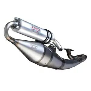 Rv[gGL][XgVXe Leovince HM Tt Alu Peugeot Ludix 50 One Air 2004 - 2006 Complete Exhaust System Leovince HM Tt Alu Peugeot Ludix 50 One Air 2004 - 2006