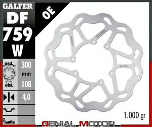 Galfer �u���[�L�f�B�X�N �t�����g WAVE FIXED 300x4 mm RIEJU MRX 50 PRO 2008- Galfer brake discs front WAVE FIXED 300x4 mm RIEJU MRX 50 PRO 2008- �y���s�A���i�z