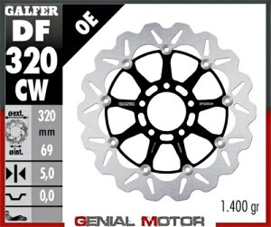 Galfer tg u[L fBXN EF[u t[eBO t XYL GSX 1300 R  1999-2007 Galfer Front Brake Disc WAVE FLOATING FULL SUZUKI GSX 1300 R HAYABUSA 1999-2007